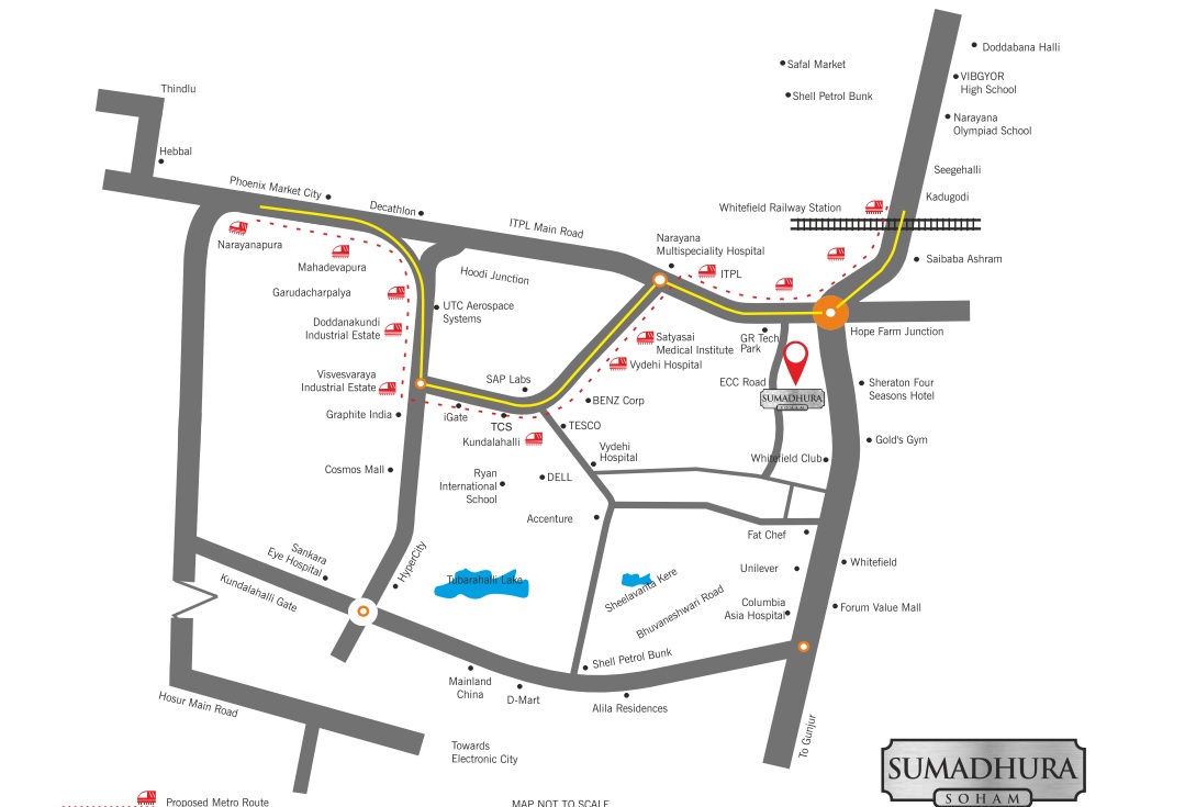 Sumadhura Soham Phase 2 Location Map