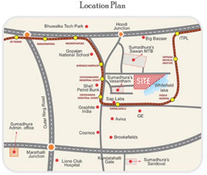 Sumadhura Srinivasam Location Map