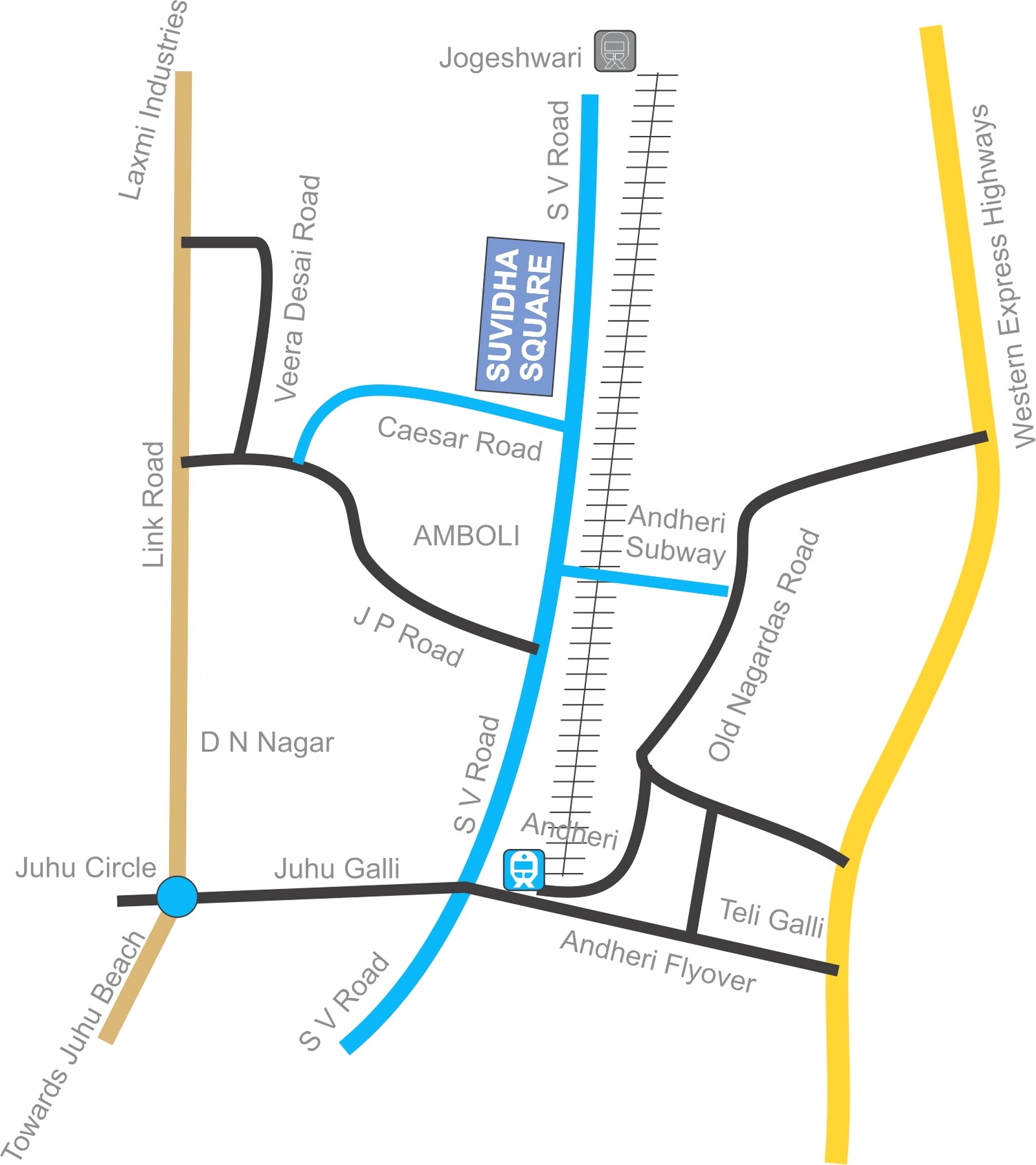 Suvidha Square Location Map