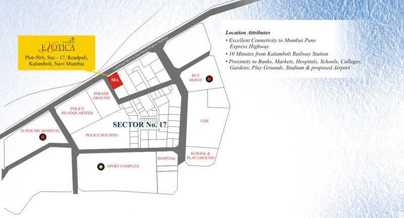 Swaraj Exotica Location Map