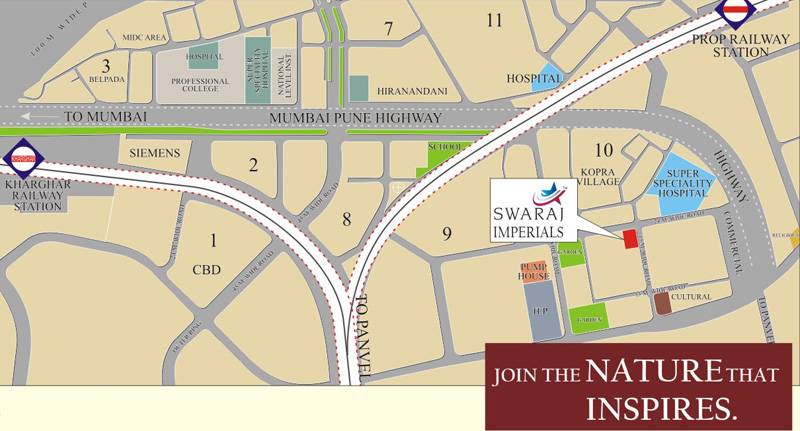Swaraj Imperial Location Map