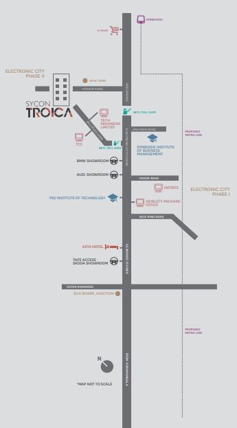 Sycon Troica Location Map