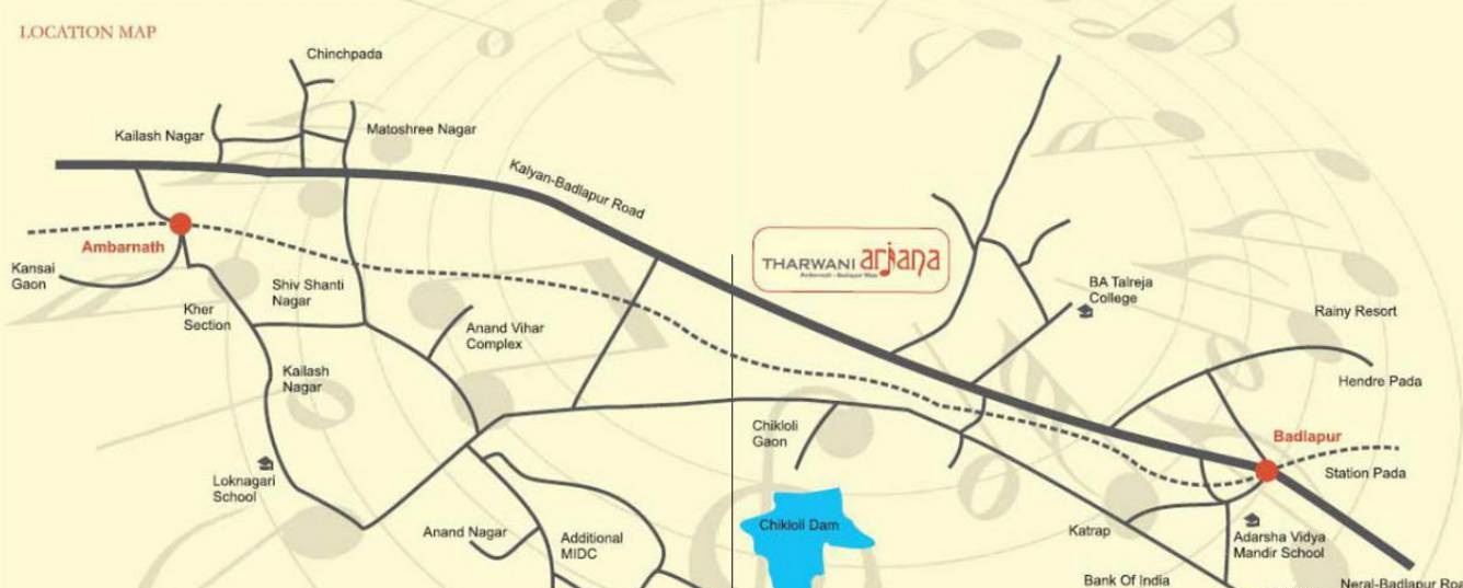 Tharwani Ariana Location Map