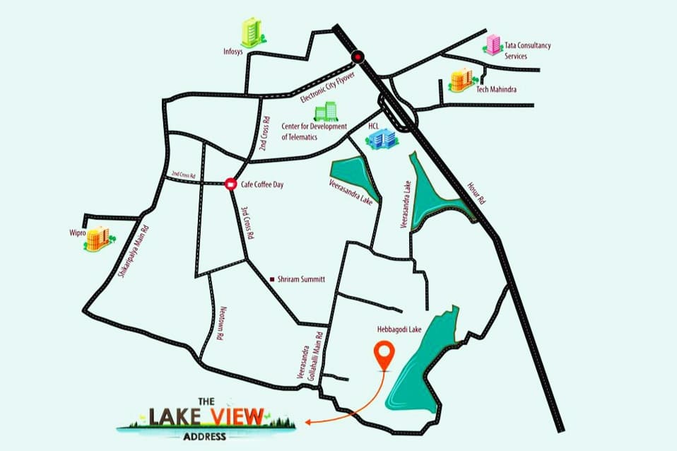 The Lake View Address Location Map