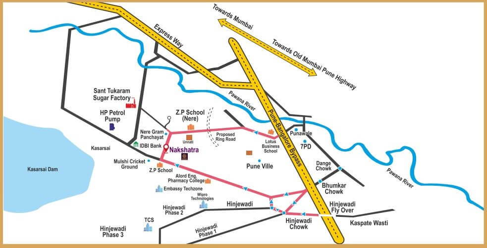 Tirupati Nakshatra Location Map
