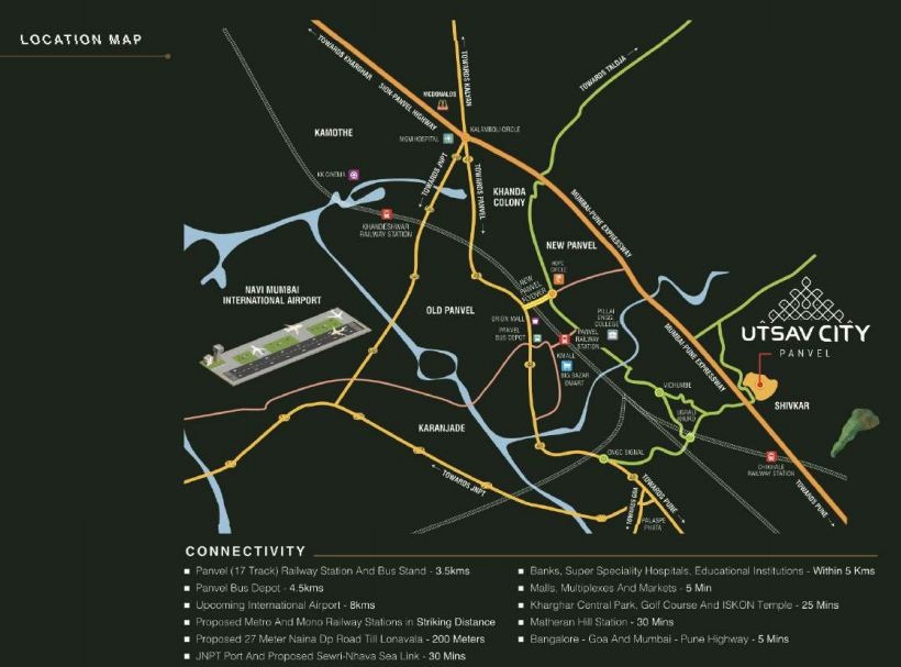 Today Utsav City Location Map