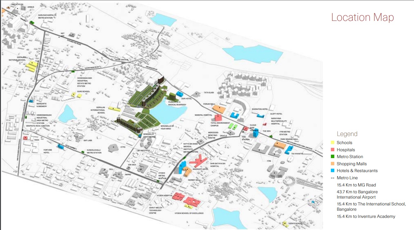 Total Environment Pursuit Of A Radical Rhapsody Location Map