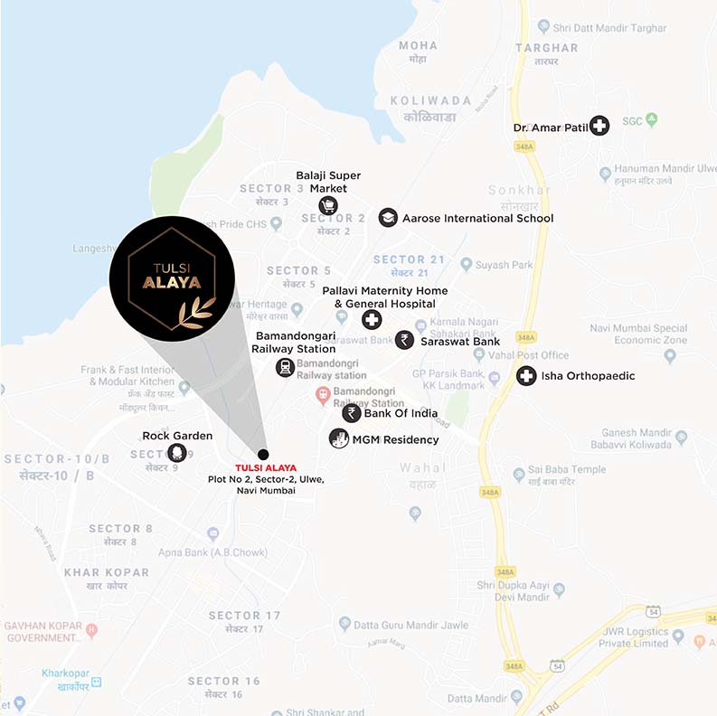 Tulsi Alaya Location Map