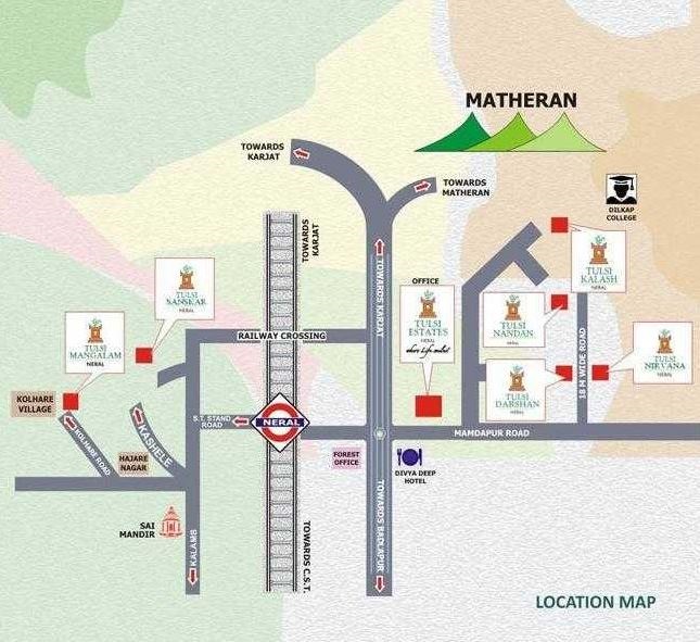 Tulsi Nirvana Location Map