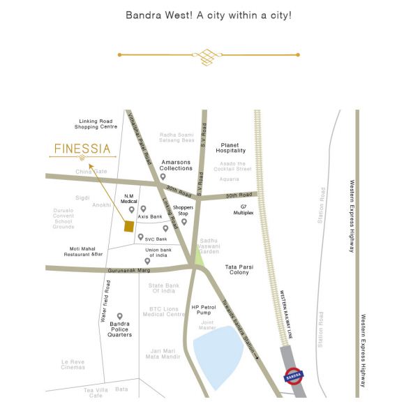 Unique Finessia Location Map