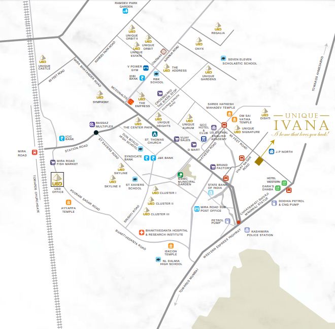 Unique The Ivana Location Map