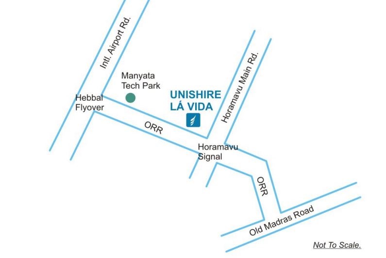 Unishire La Vida Location Map