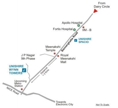 Unishire Wynn Towers Location Map