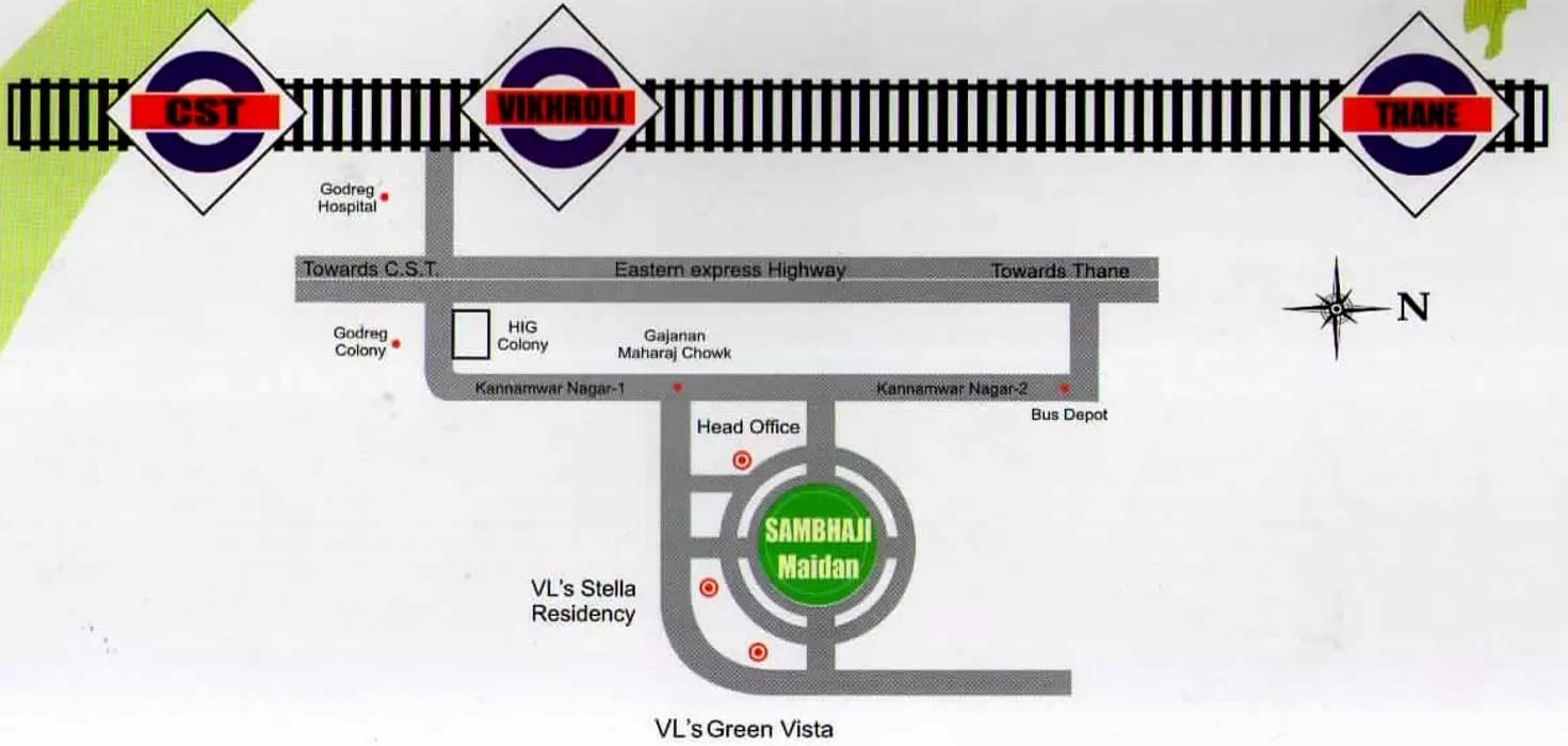 Vaibhavlaxmi Green Vista Location Map