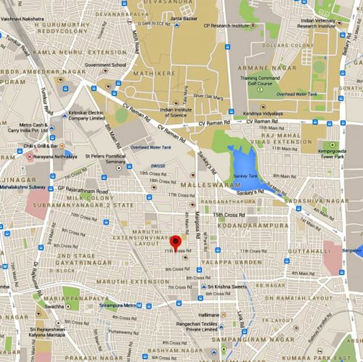 Vaishnavi Symphony Location Map