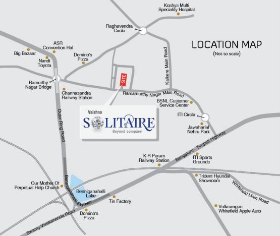 Vaishno Solitaire Location Map