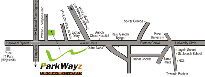 Vardaan Park Wayz Location Map