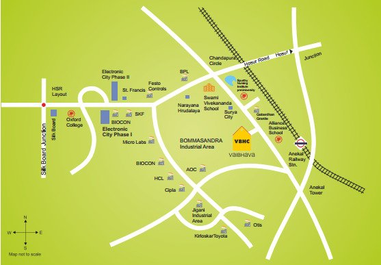 Vbhc Vaibhava Location Map