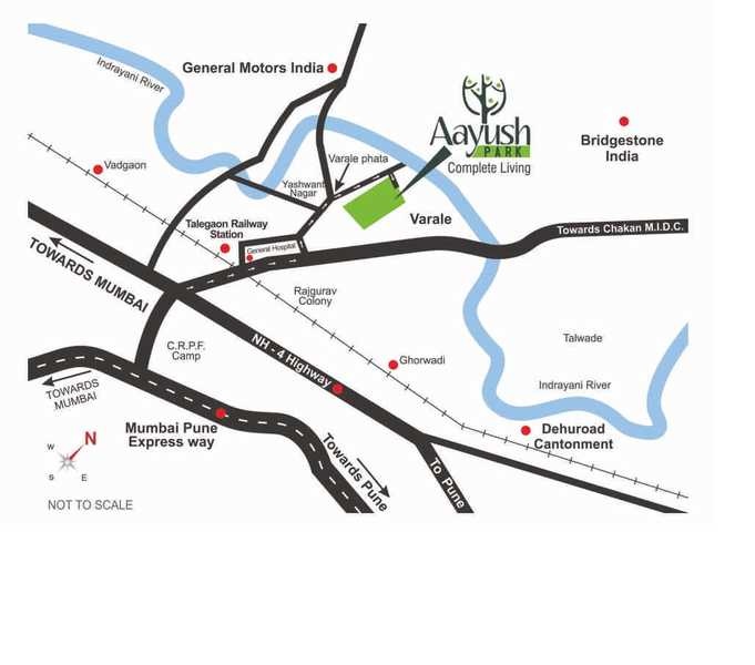 Veda Aayush Park Ii Location Map