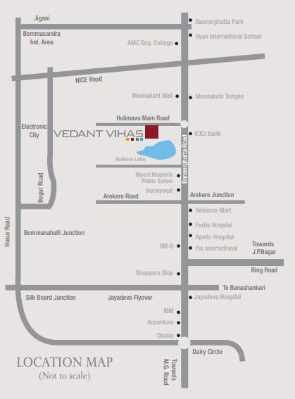 Vedant Vihas Location Map