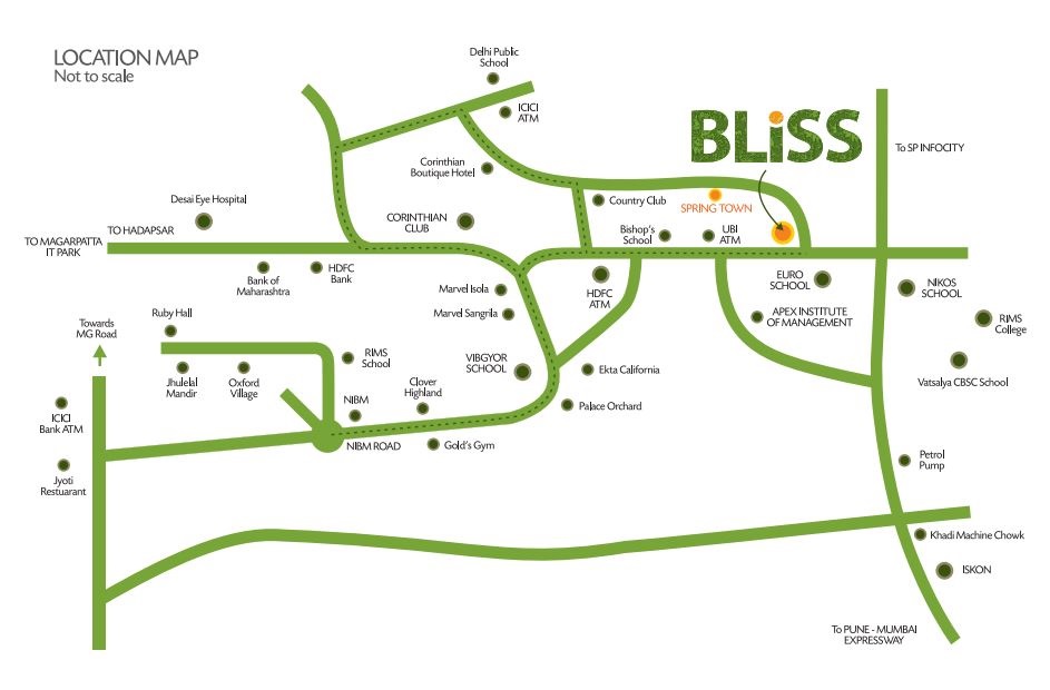 Venkatesh Bliss Location Map