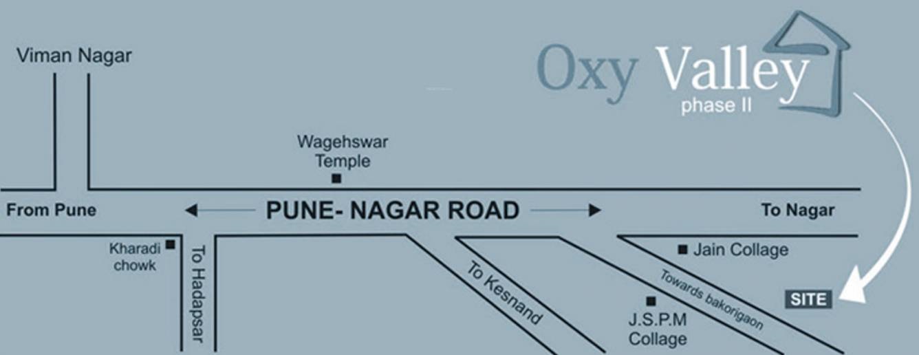 Venkatesh Oxy Valley Location Map