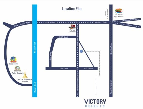 Victory Heights Location Map