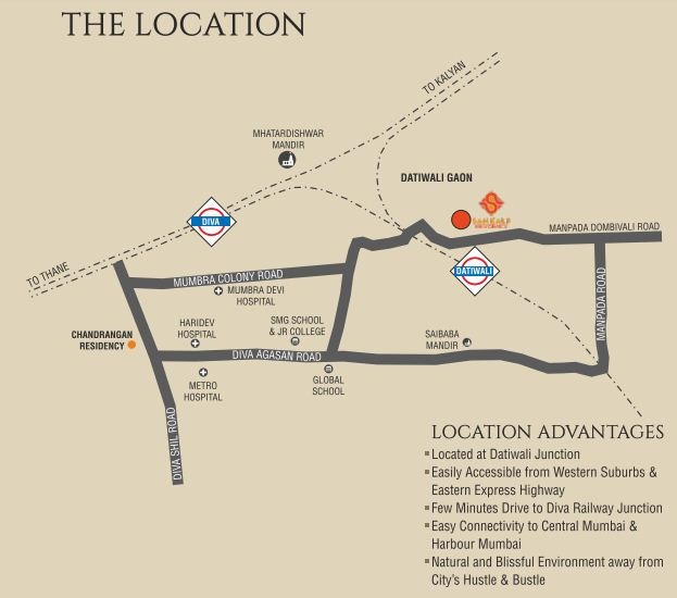 Vighanhartha Sankalp Residency Location Map