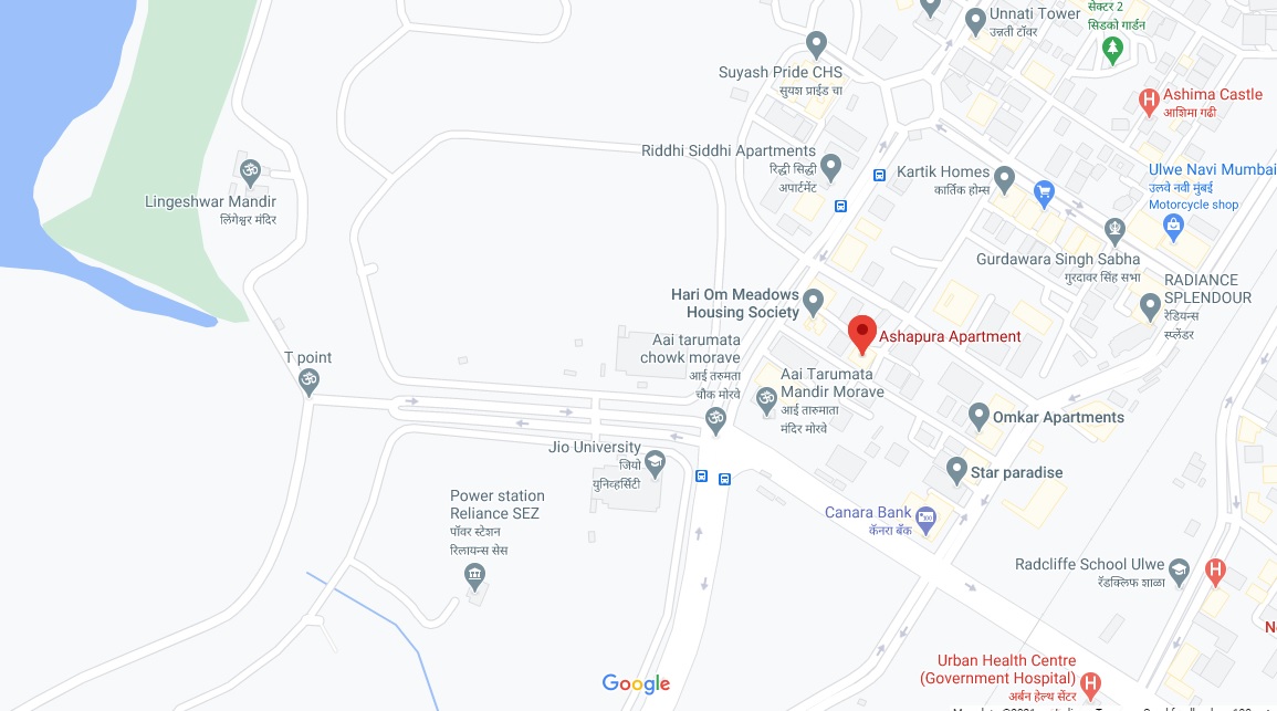 Vijay Ashapura Apartment Location Map