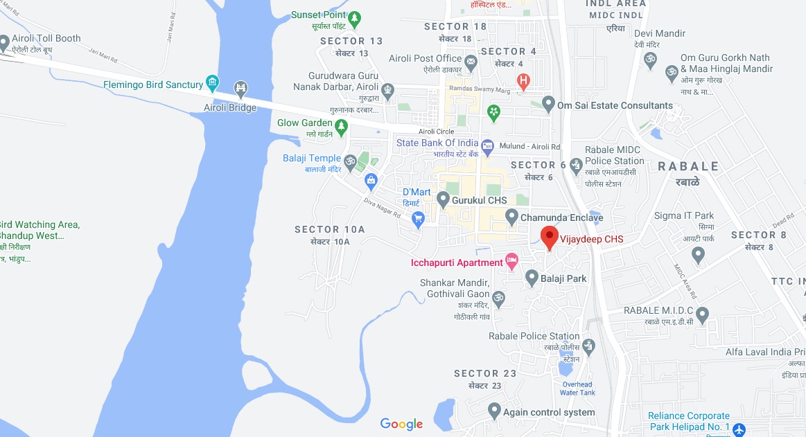 Vijay Deep Chs Location Map