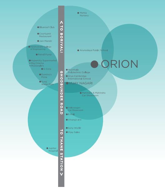 Vijay Orion Location Map
