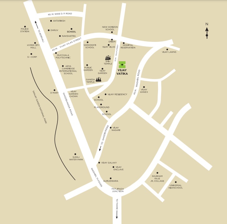 Vijay Vatika Tower 5 Location Map