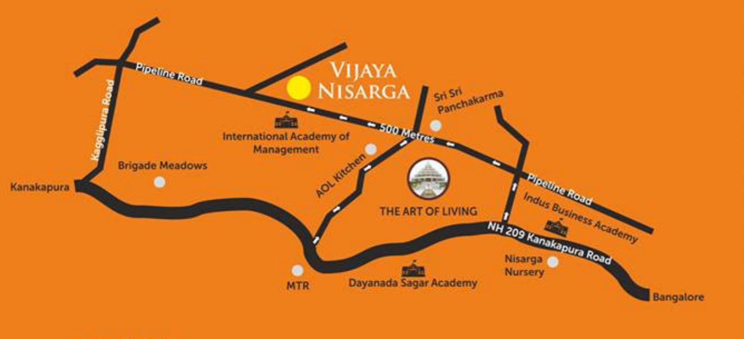 Vijaya Nisarga Location Map