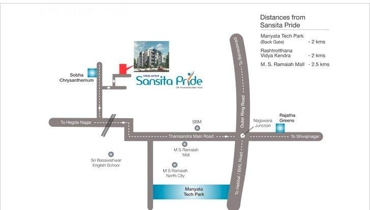 Visalakshi Sansita Pride Location Map