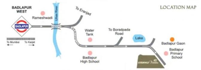 Vishnu Vatika Location Map