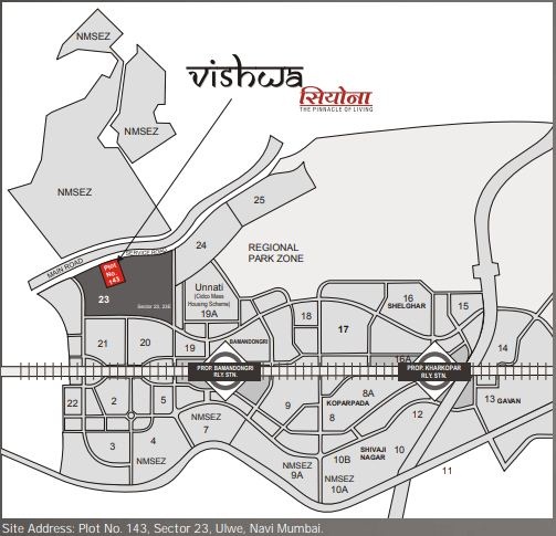 Vishwa Siyona Location Map