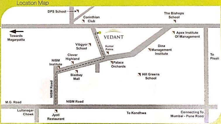 Vishwakarma Vedant Location Map