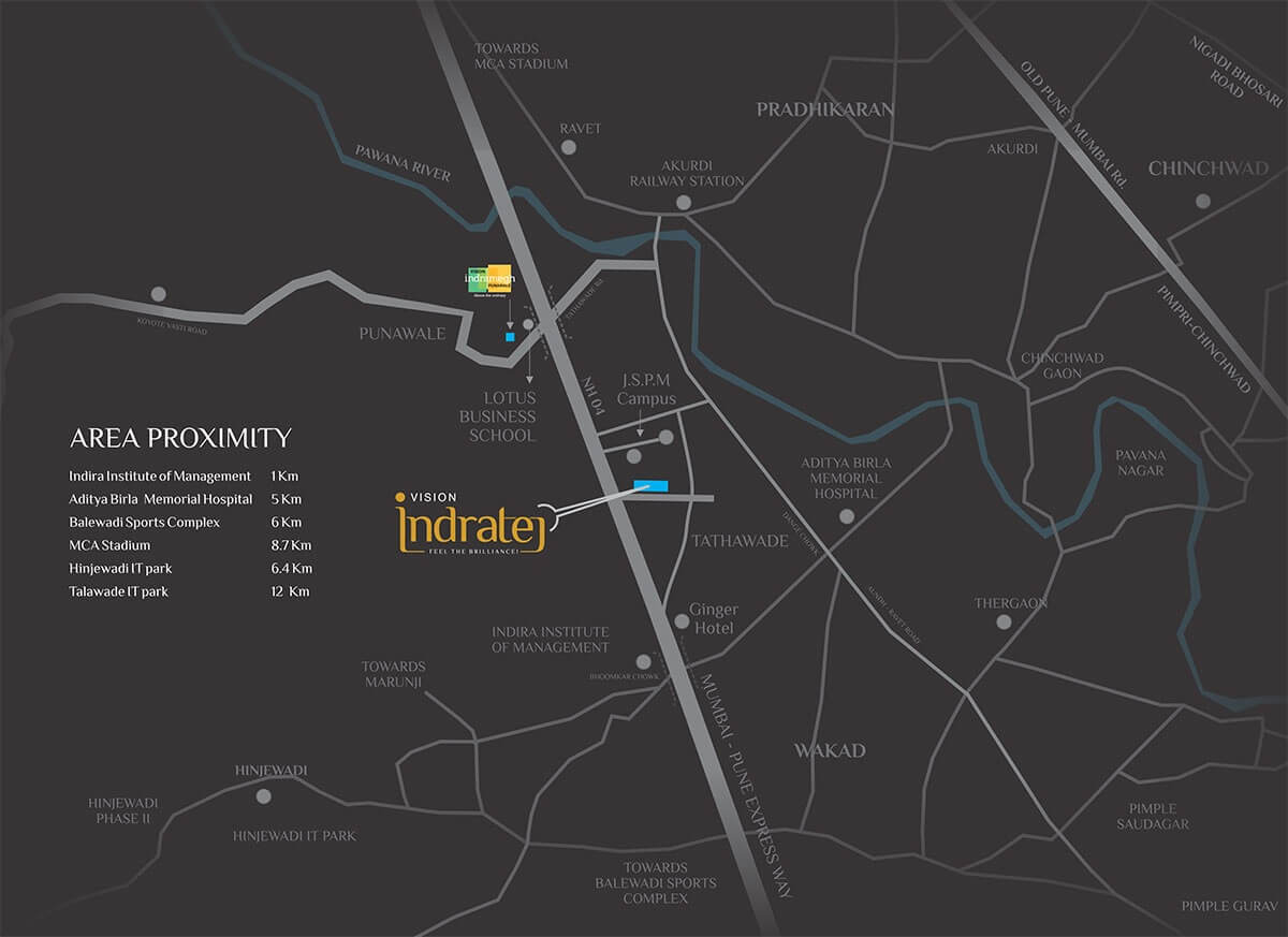 Vision Indratej Location Map