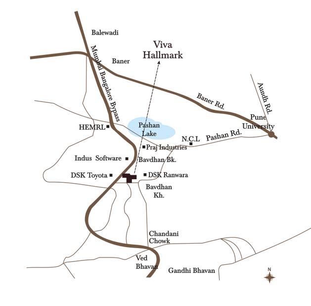 Viva Hallmark Location Map