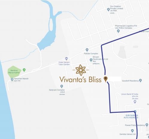 Vivantas Bliss Location Map