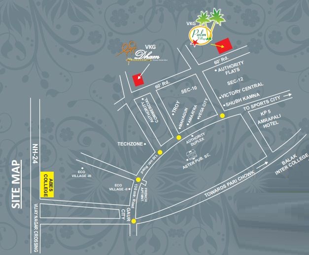 Vkg Shree Dham Location Map