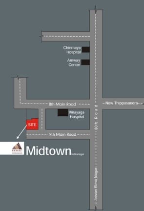 Vrr Midtown Location Map
