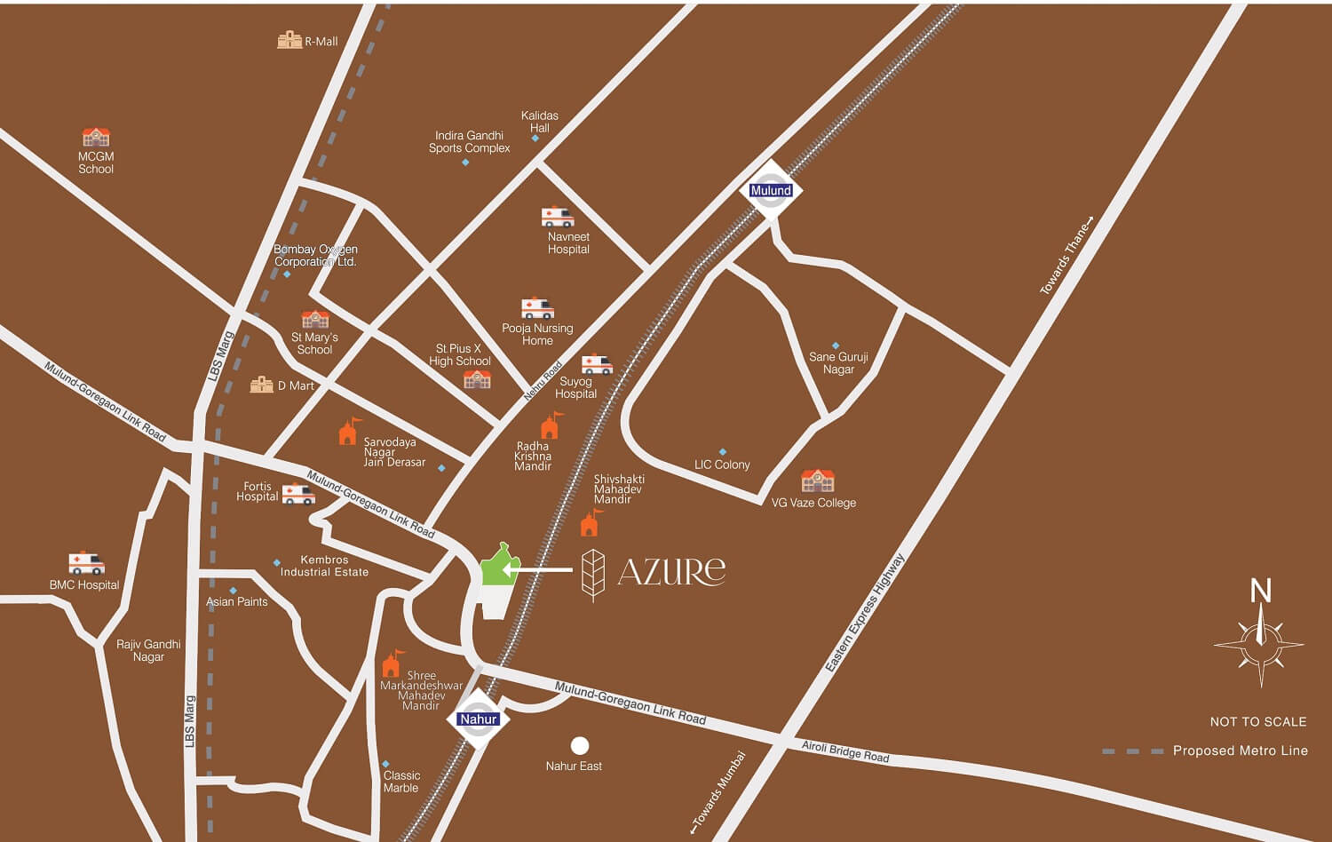 Wadhwa Azure Location Map