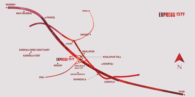 Xrbia Express City Location Map