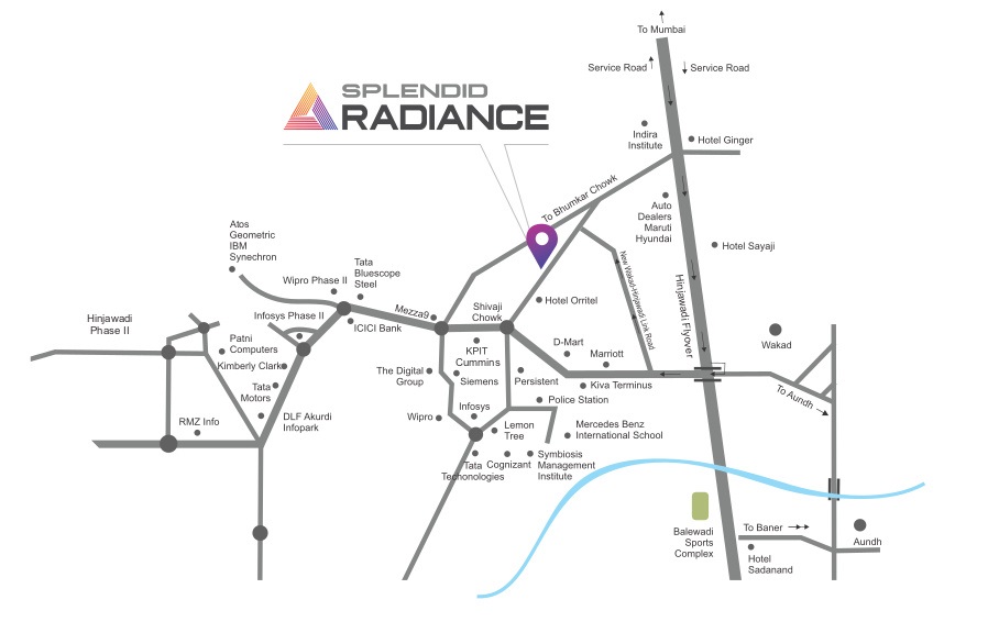Yashada Splendid Radiance Location Map