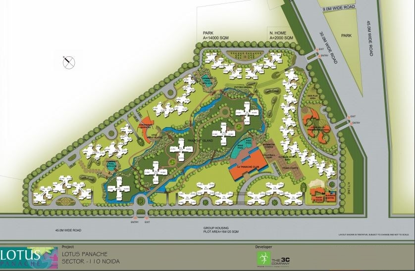 3C Lotus Panache Master Plan Sector 110, Noida