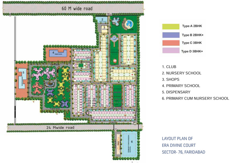 Adel Divine Court Master Plan Sector 76, Faridabad