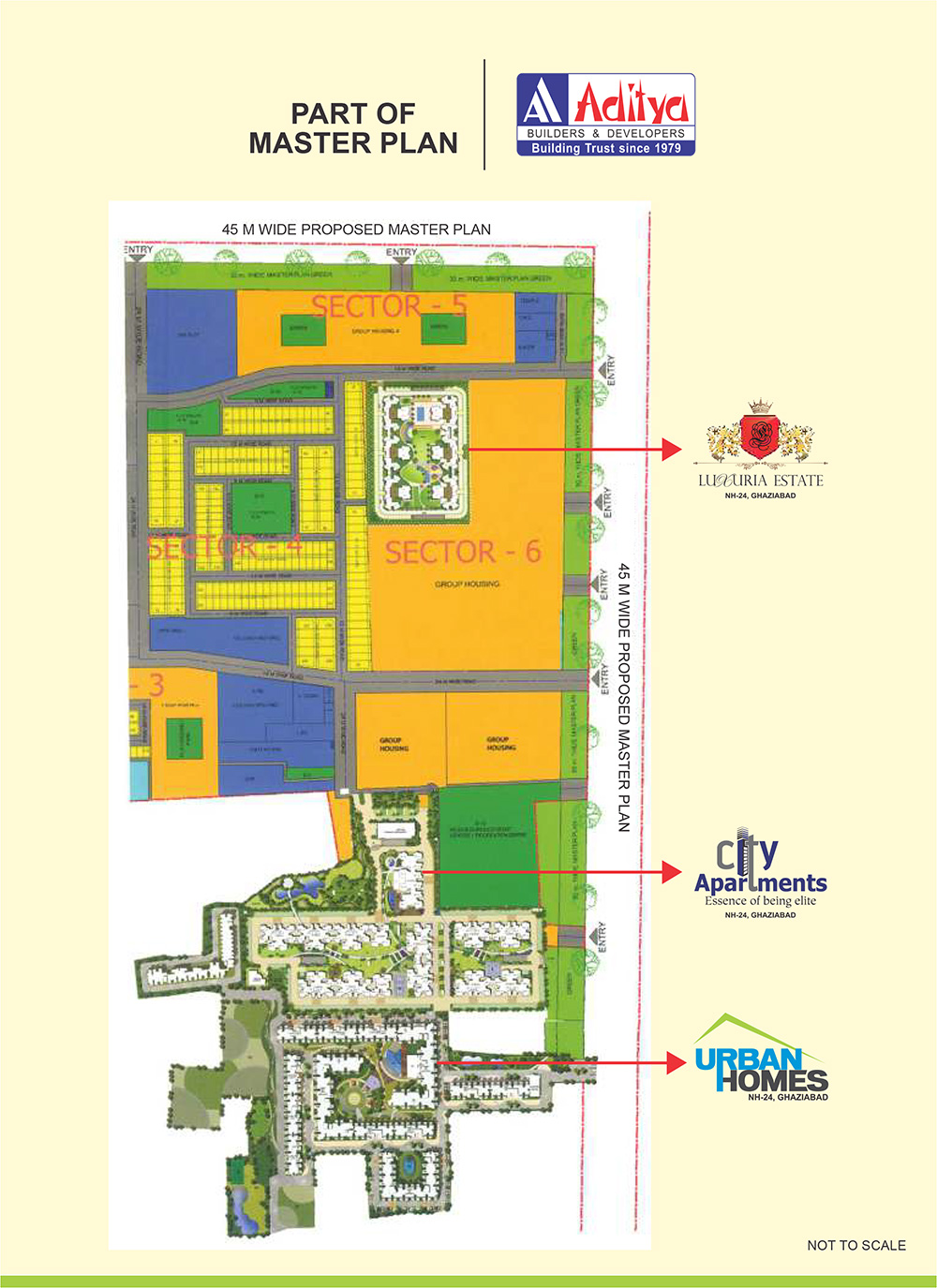 Aditya Luxuria Estate Master Plan
