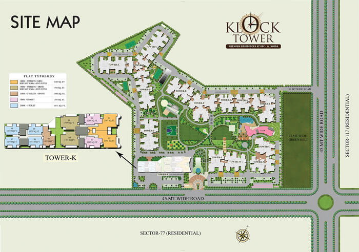 Ajnara Klock Tower Master Plan