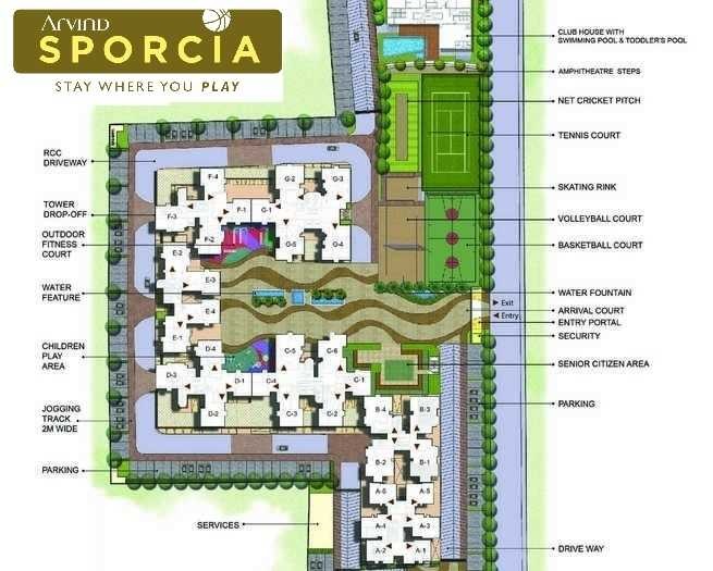 Arvind Sporcia Master Plan Hebbal, Bangalore